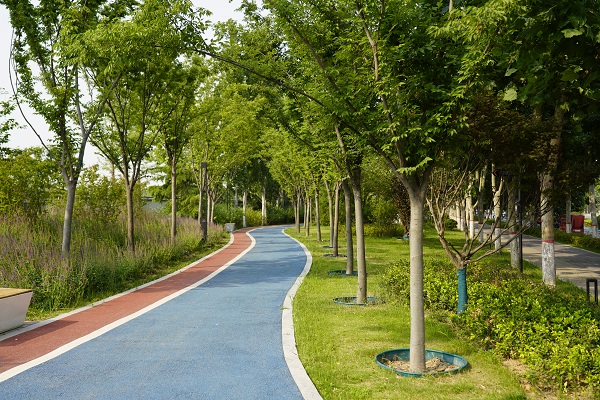 藍田縣三里鎮溫泉路全段人行道改造提升工程